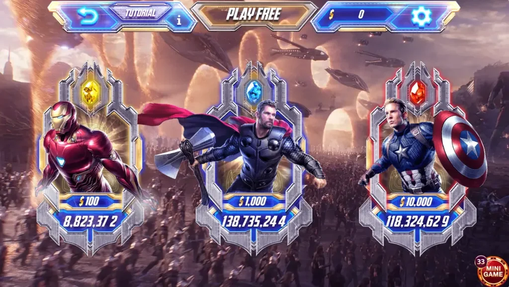 Game Avengers Machine Slot nhatvip - Nổ hũ BIệt đội siêu anh hùng